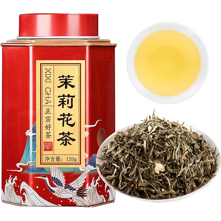 Amazon.co.jp: XIXICHA ジャスミン茶 茉莉花茶 茉莉龍珠 茶葉 特級茉莉